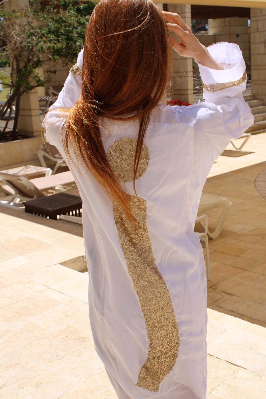 White "Kept by GOD " J  Kimono