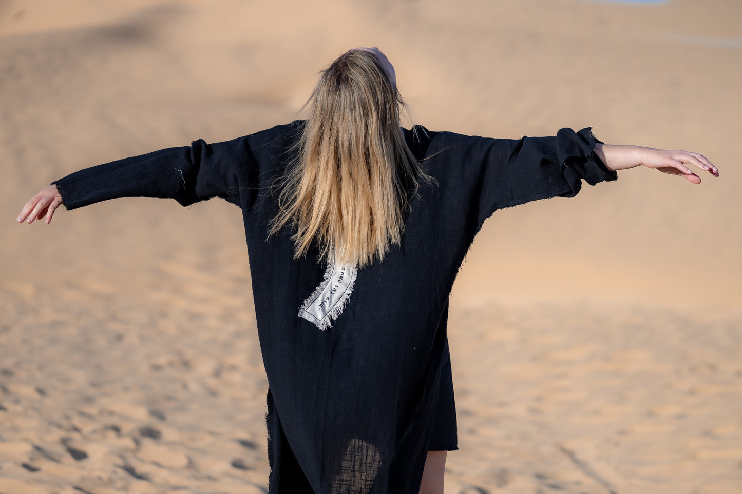 Black  "kept by GOD" J Kimono